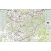 Nástěnné mapy ZES Zlínský kraj - nástěnná mapa 150 x 95 cm Varianta: bez rámu v tubusu, Provedení: laminovaná mapa v lištách