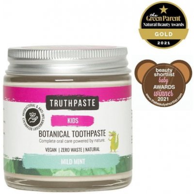 Truthpaste Kids přírodní dětská zubní pasta jemná máta 100 ml