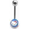 Piercing Šperky4U piercing do pupíku banánek kočička Hello Kitty BS01024