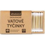 Allnature Ekologické vatové tyčinky 200 ks – Hledejceny.cz