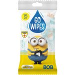 GoWipes vlhčené ubrousky s motivem Mimoň s antibakteriálním účinkem 15 ks – Sleviste.cz