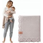 BabyOno Bambusová pletená deka béžová – Zboží Dáma