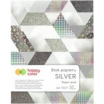 Happy Color Sada efektních papírů Silver A4 10 ks – Zboží Mobilmania