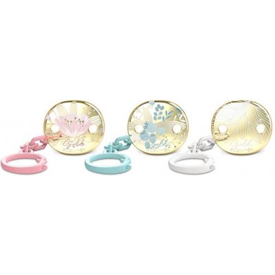 Suavinex Klip na dudlík Gold Premium modrá – Zboží Dáma