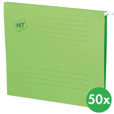 HIT Office Závěsné desky A4 zelené 50 ks – Zboží Živě