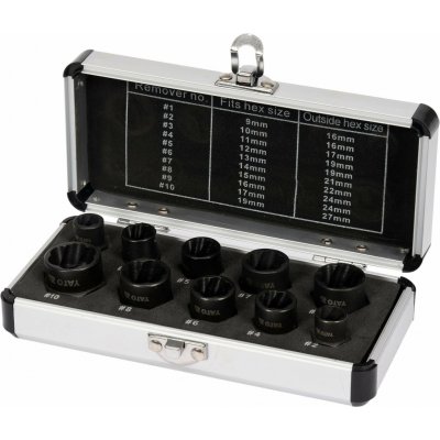 YT-06031 Sada vytahováků stržených šroubů 10ks – Sleviste.cz