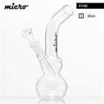 Micro Skleněný bong Hit 22 cm – Zbozi.Blesk.cz