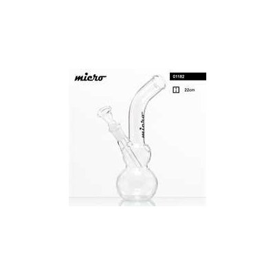 Micro Skleněný bong Hit 22 cm – Zbozi.Blesk.cz