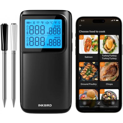 Multisensorový teploměr na maso 300m INT-12E-BW Inkbird – Zboží Dáma