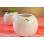 Váza Round bílá 10 cm 10 cm – Hledejceny.cz