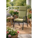 Hartman Flora zahradní polohovací židle green – Hledejceny.cz