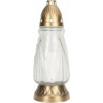 Lampa hřbitovní OPONA skleněná 170g d11x29cm bílá – Zbozi.Blesk.cz