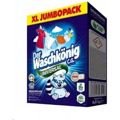 WaschKönig Universal prací prášek 6,9 kg 100 PD – Zboží Mobilmania