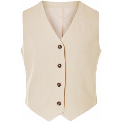 Esmara dámská vesta s podílem lnu béžová – Sleviste.cz