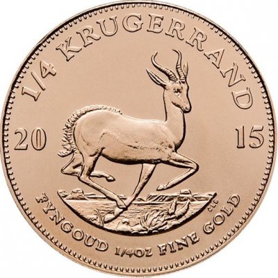 South African Mint Krugerrand Zlatá mince Südafrika 1/4 oz