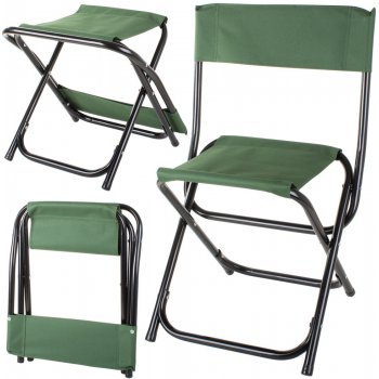 Verk 01671 Kempingová skládací židlička 2 v 1 zelená od 579 Kč - Heureka.cz