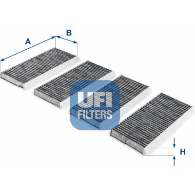 Filtr, vzduch v interiéru UFI 54.255.00 – Hledejceny.cz