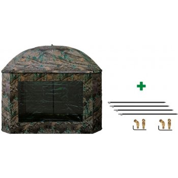 Suretti Deštník s bočnicí Full Cover 2man Camo 3,2m