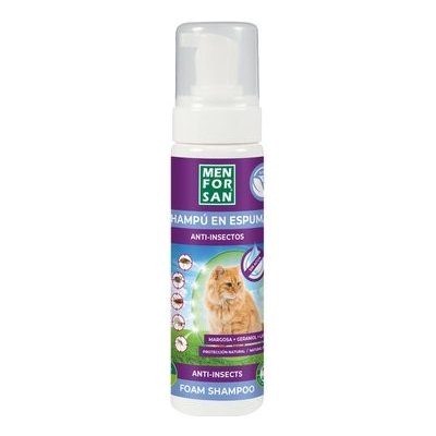 Menforsan pěnový šampon pro kočky proti hmyzu, 200 ml – Zboží Dáma
