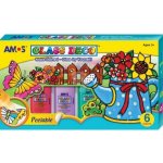 Amos Barvy na sklo sada 6 barev x 22 ml + šablony fólie – Sleviste.cz