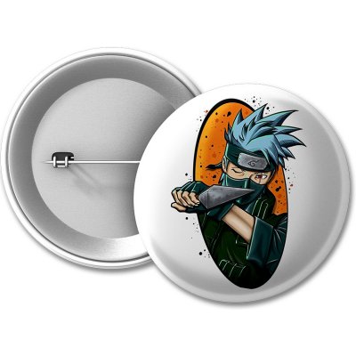 Naruto placka Kakashi Hatake 50 mm