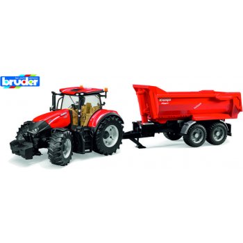 Bruder 3099 Traktor Case IH Puma CVX 230 se sklápěcím přívěsem Krampe