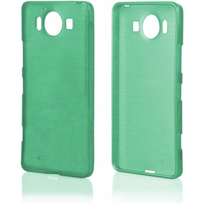 Pouzdro JELLY Case Metallic Microsoft Lumia 950 zelené – Zboží Mobilmania