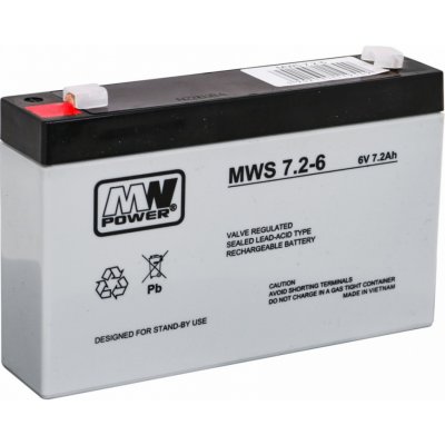 Mamido Mamido Gelová baterie 12V 7Ah – Zboží Dáma
