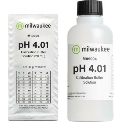 Milwaukee kalibrační roztok pH 4,01 20 ml – Sleviste.cz