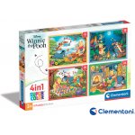 CLEMENTONI Medvídek Pú 4v1 12+16+20+24 dílků – Zboží Dáma