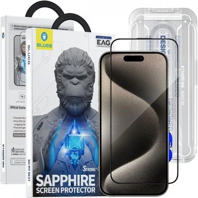 Blueo Sapphire Screen Protector With Applicator iPhone 15 Pro Max BSSP-I15PROMAX