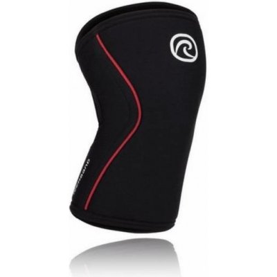 Rehband bandáž kolene 7 mm FRONING černé a červené pruhy – Hledejceny.cz