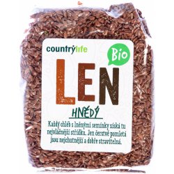 Country Life Len hnědý 300 g