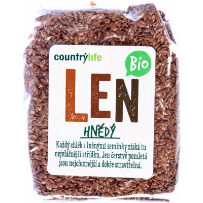 Country Life Len hnědý 300 g – Zboží Mobilmania