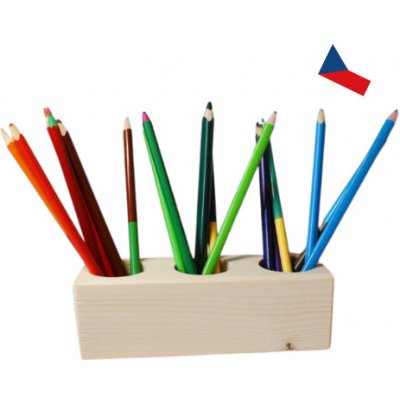 Dřevěný stojánek na tužky - Sova – Sleviste.cz