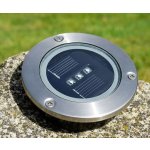 Solární zahradní vestavěné svítidlo Garth se 3 LED diodami – Hledejceny.cz