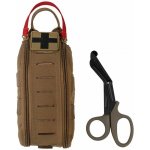 MIL-TEC pouzdro zdravotní IFAK zip LASER CUT MOLLE včetně nůžek DARK COYOTE – Sleviste.cz
