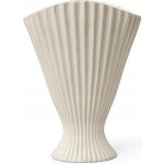 Váza FOUNTAIN 30,5 cm, bílá, kamenina, ferm LIVING – Hledejceny.cz
