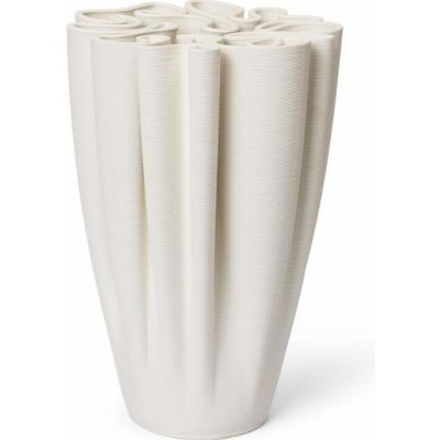 Ferm Living Váza Dedali H25, off-white – Hledejceny.cz