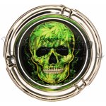 WeedShop Skleněný popelník Cannabis Skull Magic Weed – Zboží Dáma