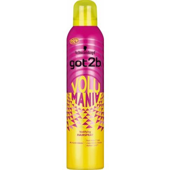 got2b Volumania lak na vlasy pro objem Dramatic Hold 4 (Bodifying Hairspray) 300 ml