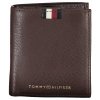 Peněženka Tommy Hilfiger Pánská peněženka Th Corp Leather Trifold AM0AM11597 Hnědá