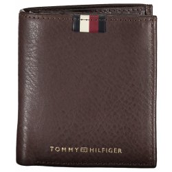Tommy Hilfiger Pánská peněženka Th Corp Leather Trifold AM0AM11597 Hnědá