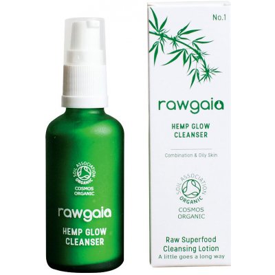 RawGaia Hemp Glow jemné čisticí mléko 50 ml