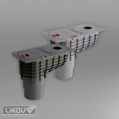 Likov Geiger s dolní výpustí suchý 125 x 110 mm černý – Sleviste.cz