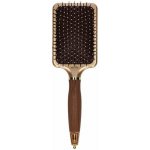 Olivia Garden Expert Care Rectangular Paddle Brush kartáč na vlasy L zlato-hnědý ID2074 – Zboží Dáma