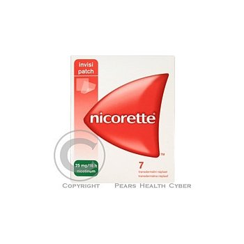 Nicorette Invisipatch 25 mg-16h drm.emp.tdr. 7 x 25 mg od 411 Kč -  Heureka.cz