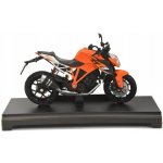 Maisto motorka na podstavci KTM 1290 Super Duke R oranžová 1:12 – Sleviste.cz