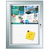 Reklamní vitrína A-Z Reklama CZ nástěnková vitrína s magnetickou stěnou UNBN1004 4 x A4