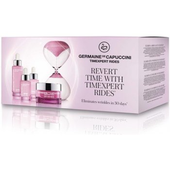 Germaine de Capuccini Timexpert Rides Age Cure Rich denní krém proti vráskám Rich 50 ml + peeling 30 ml + booster 15 ml + sérum 15 ml noční kúra dárková sada